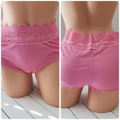 Olga секрет объятия стиль трусики полный вырез зубчатый кружева 5/S принцесса розовый 0913J3 - Изображение 1 из 4