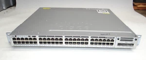 Cisco WS-C3850-48P-S Catalyst 3850 48 Ports PoE IP Base Switch NM-4-1G *Tested* - Picture 1 of 12