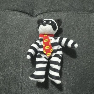 2004 McDonald's Ty Beanie Babies 25th Anniversary Hamburglar The Bear happy meal - Picture 1 of 4