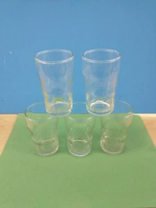 6er Set Restaurant Gläser Becher klar Libbey? Gebrauchtes Vintage Cafe - Bild 1 von 3