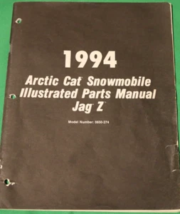 Original 1994 Arctic Cat Illustrated Parts Manual Snowmobile -Jag - Picture 1 of 5