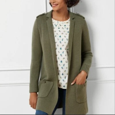 Cárdigan verde de lana Cottagecore Cabincore Farmhouse para mujer talla 2X pequeño -DP Foto 1 de 4