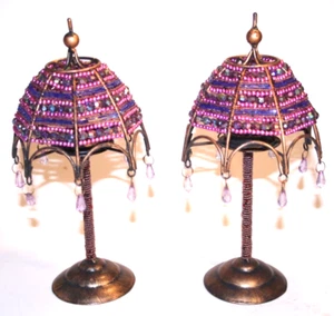 Two Lamp Style Tealight holders- Beautiful Pieces - Picture 1 of 7