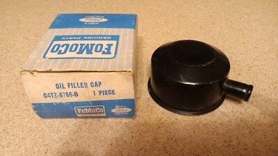 Nuevo de Lote Antiguo Camión Ford Mustang Bronco FOMOCO Tapa de Llenado de Aceite C4TZ-6766-B Smog Foto 1 de 4