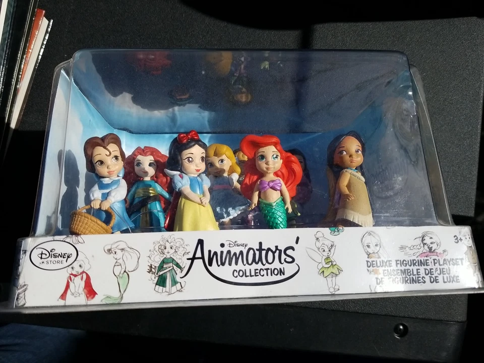 11 Disney Princess Animators Collection Deluxe PVC Figures Set Cake Toppers A8