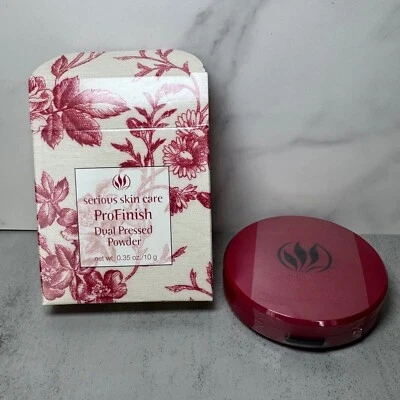 Serious Skin Care ProFinish Dual Pressed Powder Dark New .35 oz - Image 1 of 4