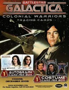 DEALER PROMO SELL SHEET RITTENHOUSE 2005 BATTLESTAR GALACTICA COLONIAL WARRIORS - Picture 1 of 2
