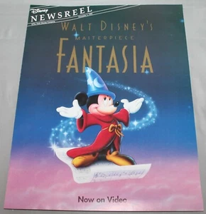 NICE DISNEY NEWSREEL NOVEMBER 1, 1991 MAGAZINE - Picture 1 of 1