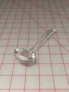 Vintage Glass Condiment Ladle Spoon - Picture 1 of 3