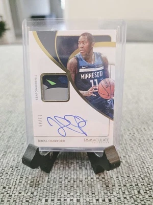 Jamal Crawford 2023-24 Panini Colección Inmaculada RC Parches Automático/49 Foto 1 de 2