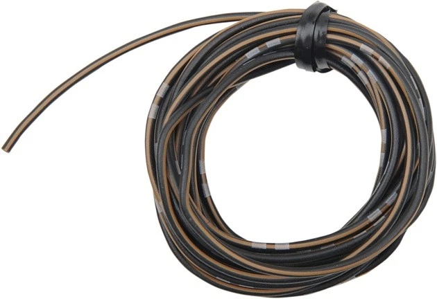 Shindy 14A Motorcycle Wiring 13 ft. Spool Black with Brown Tracer Foto 1 de 1