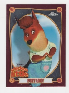 2025 TOPPS CHROME DISNEY CHICKEN LITTLE - FOXY LOXY #CL-7 - Picture 1 of 2