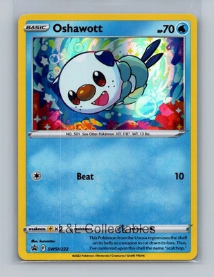Oshawott #SWSH222 Promo SWSH: Sword & Shield Promo Cards - Image 1 of 2