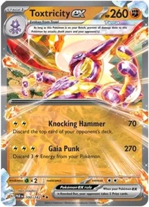 Toxtricity ex 100/182 Paradox Rift Double Rare HOLO Pokemon Card NM JUL3-25 - Picture 1 of 1
