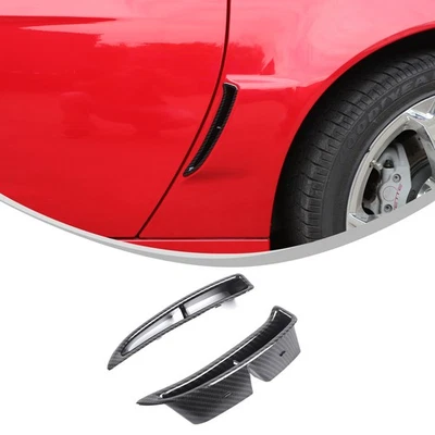 Carbon ABS Rear Side Wide Body Fender Vent  For Chevrolet Corvette C6 2005-2013 Foto 1 de 4
