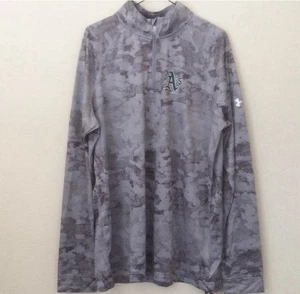 Under Armour A's Baseball Camouflage Heatgear Loose Pullover Large - Picture 1 of 8