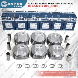 6x MAHLE Pistons Rings Set Φ92.9mm For Mercedes-Benz M276 3.5L R172 W221 CLS350 - Picture 1 of 5