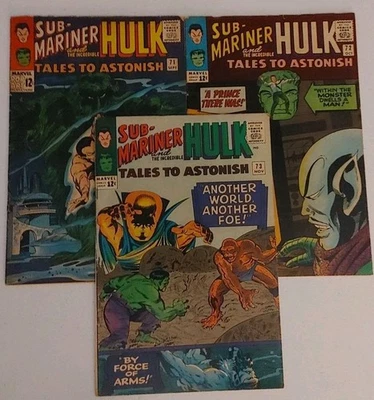 Tales to Astonish 3bk LOT 71,72,73 1st app Lord Vashti 1965 VG-FN Nice Mid Grade - Image 1 of 4