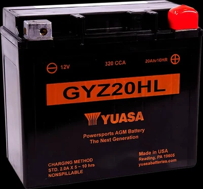 Batería activada de fábrica Yuasa GYZ20HL Harley Heritage Softail Classic 91-17 Foto 1 de 4