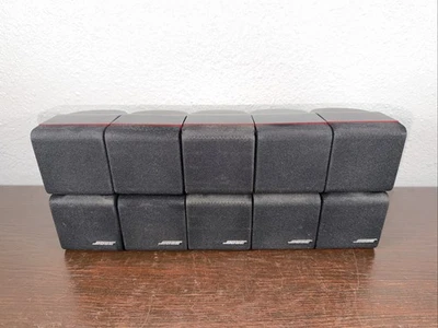 (5) Altavoces Bose Double Cube Redline Lifestyle Acoustimass sonido envolvente Foto 1 de 4