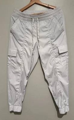 Pantalones de chándal Eddie Bauer cargo para mujer M beige cargo elástico con cordones bolsillos Foto 1 de 4