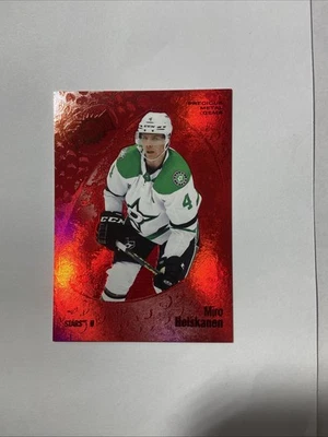 2023-24 Skybox Metal Universe Stars PMG Red /100 Miro Heiskanen #115 - Image 1 of 4
