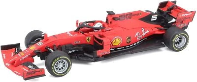 Bburago - Modellauto 1:43 rot Ferrari 2019 Formel 1 S. Vettel - Bild 1 von 4