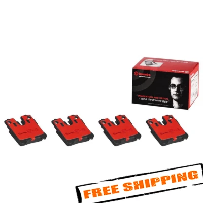 Brembo P83076N Ceramic Rear Disc Brake Pad Set for 2018-2021 Lexus LS500/LS500h - Image 1 of 4