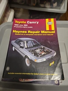Haynes Repair Manual Toyota Camry 1983-1991 All Gasoline Engine Models #92005 - Foto 1 di 1
