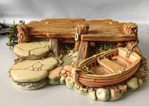 Pendelfin Jetty Stand Stoneware Made In England From 1979 Signed JWH Free P+P - Picture 1 of 23