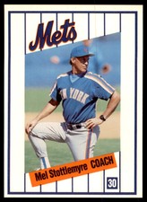 1991 KAHN'S NEW YORK METS MEL STOTTLEMYRE NEW YORK METS #NNO