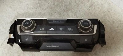 2017 Honda Civic Heater AC Air Temperature Control Panel OEM 79600TBAA611M1 - Image 1 of 4