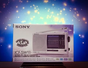 Sony ICF-SW11 ๐RaRe๐ Original Boxed Vintage World Band Radio Receiver - Picture 1 of 3