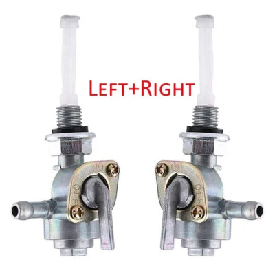 Interruptor de combustible del tanque de gasolina izquierdo + derecho válvula de cierre bomba grifo llave para Yamaha Honda Foto 1 de 4