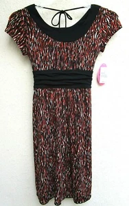 VOLUME ONE..FIT-FLARE..SCOOP NECK..MID-LENGTH..DRESS..NWT..sz MED - Picture 1 of 6