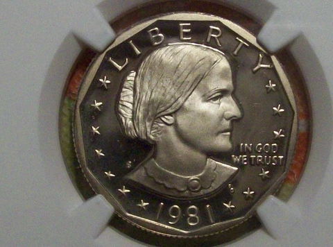 Key Date 1981-S Type 2 Proof Susan B. Anthony Dollar-NGC PF 69 Ultra Cameo #7 Cover