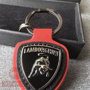 Portachiavi portachiavi UFFICIALE Lamborghini 3D ROSSO emblema e scatola Lamb... - Foto 1 di 4