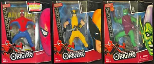 Hasbro Marvel 2006 Signature Series 9" MEGO STYLE Spider Man Origins Figurine Nuovo con scatola - Foto 1 di 10