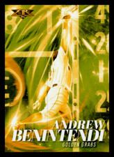 2017 Topps Fire Golden Grabs Gold Minted Andrew Benintendi #GG-10 Boston Red Sox