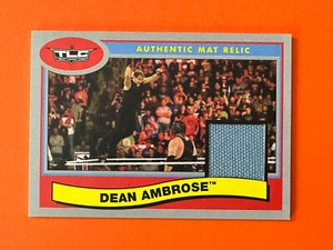 Dean Ambrose 2018 Topps WWE Heritage TLC Mat Relic Silver 21/25 - John Moxley