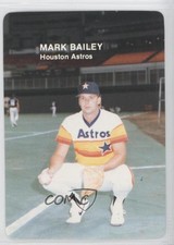 1985 Mother's Cookies Houston Astros Stadium Giveaway Mark Bailey #17