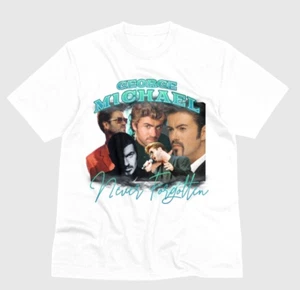George Michael Fan Tshirt Never Forgotten Careless Whisper WHAM Unisex Retro 80s - Picture 1 of 11
