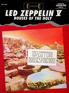 Led Zeppelin V Houses Of The Holy Guitar Tab Music Songbook Vocal - Picture 1 of 8