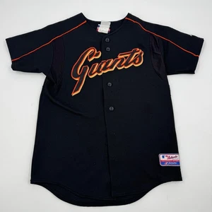 Majestic San Francisco Giants MLB Trikot Kinder Jugend Large Baseball schwarz - Bild 1 von 8
