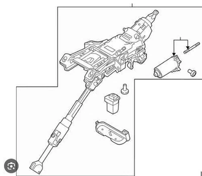 STEERING COLUMN 2015-2016 LINCOLN MKC - Изображение 1 из 4