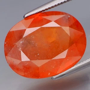 8,28 quilates ¡Muy buen color! Piedra preciosa suelta natural GRANDE zafiro imperial África - Imagen 1 de 4