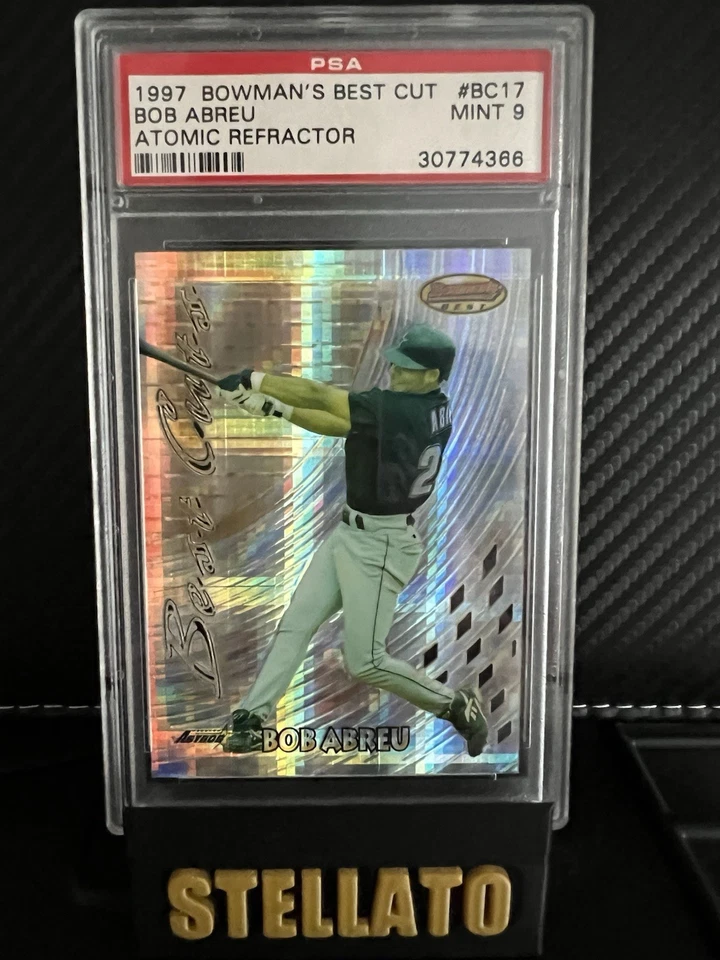 1997 年 Bowman’s Best Cut Bob Abreu 原子折射器完好 9! 罕见 — 第 1/2 张图片