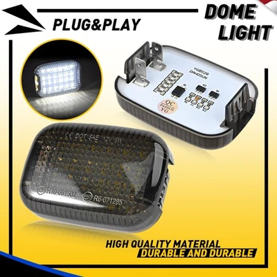 Para 2015-2024 Transit Ford 150 250 350 HD 2x interior LED cúpula luz área de carga - Imagem 1 de 4