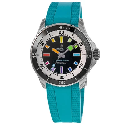 Nuevo reloj Breitling Superocean automático 42 esfera negra para hombre A17375211B2S1 Foto 1 de 4