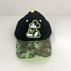 Gorra de Béisbol Disney Niños Jóvenes Mickey Mouse Camuflada Negra Verde Ajustable Talla Única - Imagen 1 de 6
